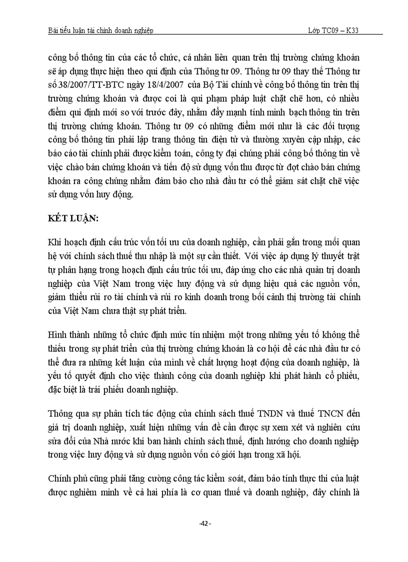 image for page Những hạn chế và giải pháp hoạch định cấu trúc vốn trong mối quan hệ với chính sách thuế tn cho các doanh nghiệp vn