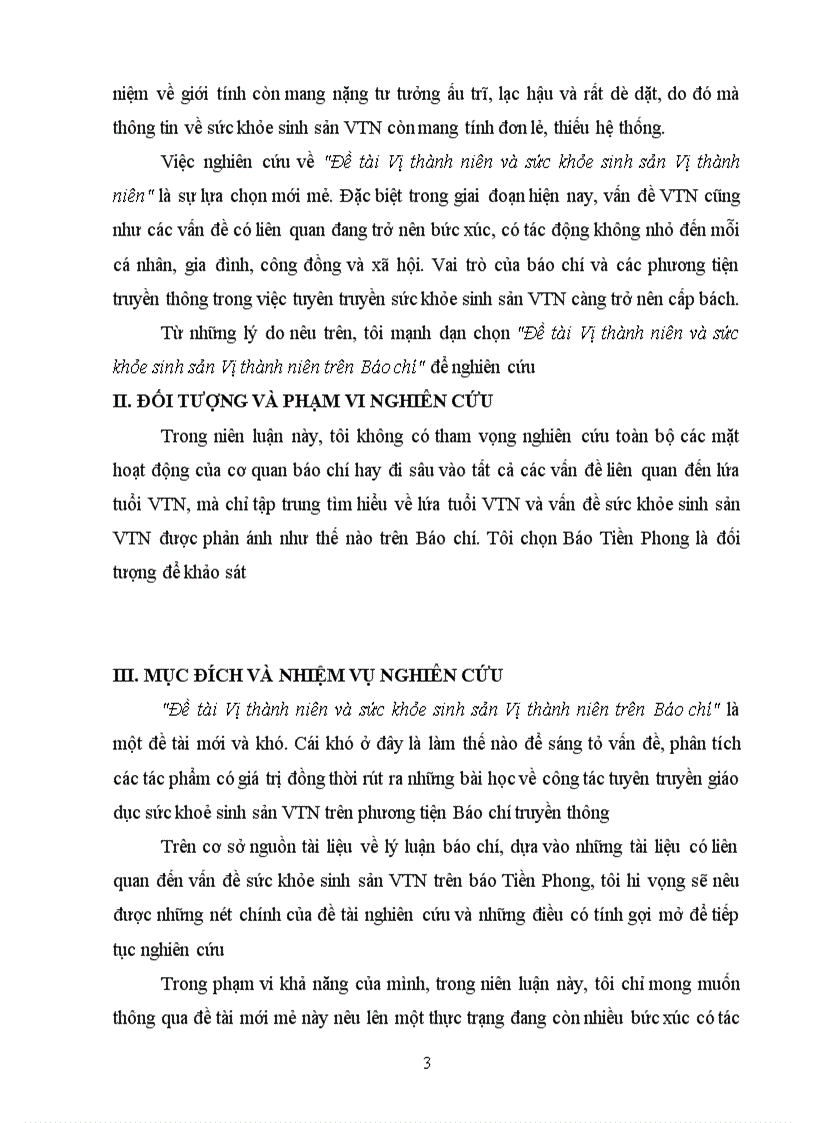 image for page Vị thành niên và sức khỏe sinh sản vị thành niên trên báo chí