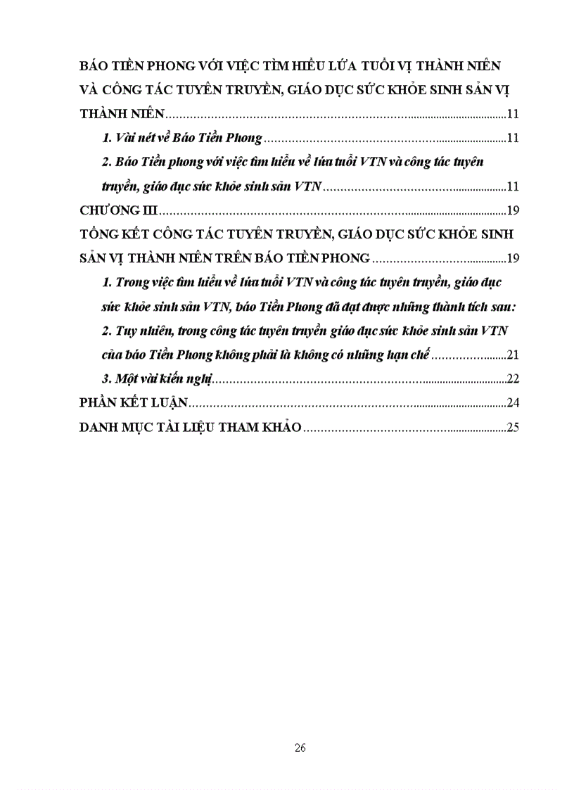 image for page Vị thành niên và sức khỏe sinh sản vị thành niên trên báo chí