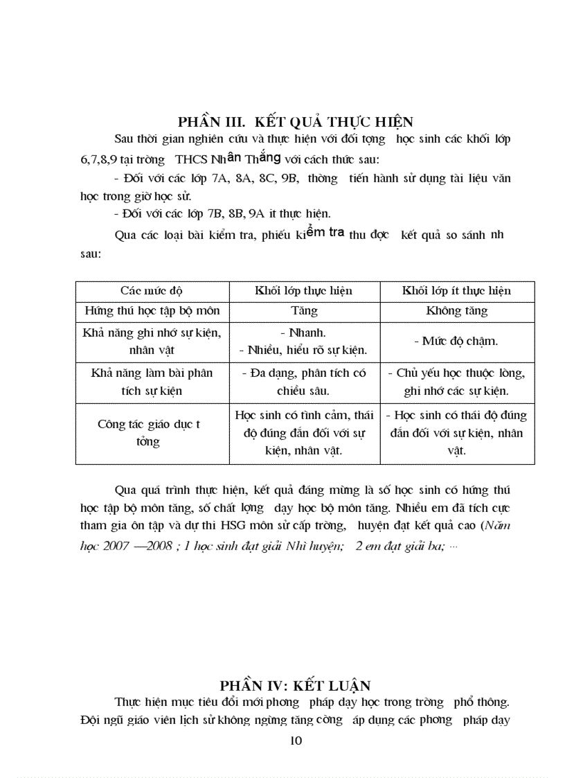 image for page Sử dụng tài liệu văn học trong giờ học sử