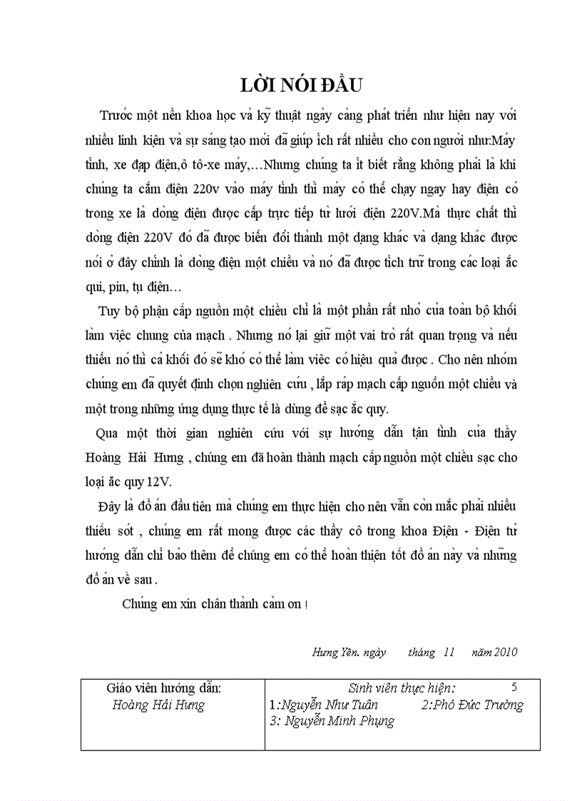 image for page Thiết kế chế tạo mạch nạp ắc quy 12V