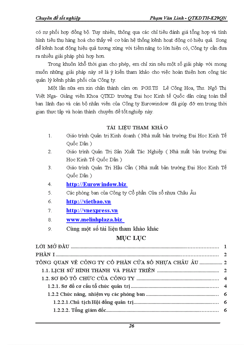 image for page Hoàn thiện hệ thống kênh phân phối tại công ty cổ phần cửa sổ nhựa Châu Âu Eurowindow