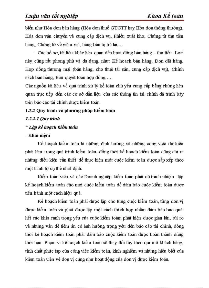 image for page Hoàn thiện quy trình kiểm toán chu kỳ Bán hàng và thu tiền trong kiểm toán Báo cáo tài chính do công ty TNHH Tư Vấn Kế toán và Kiểm toán Việt Nam thực hiện