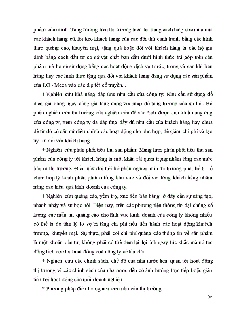 image for page Giải pháp nhằm mở rộng thị trường tiêu thụ sản phẩm của Công ty LG Meca