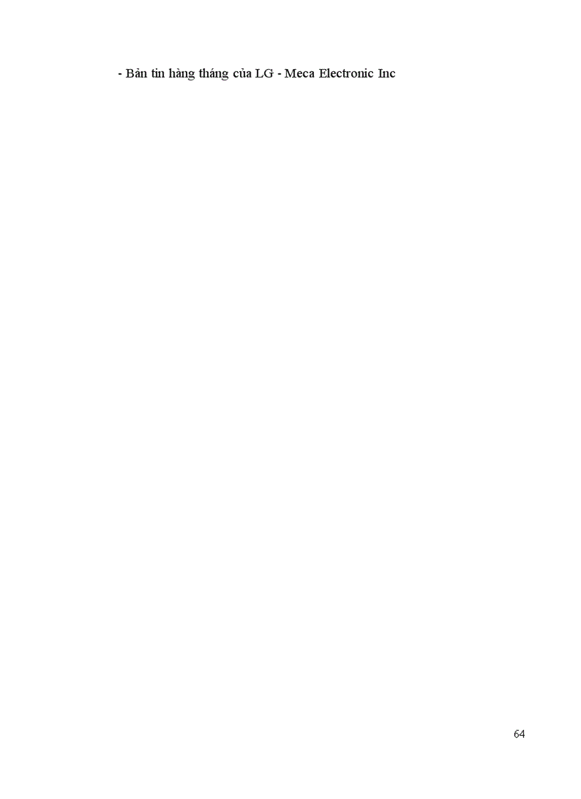 image for page Giải pháp nhằm mở rộng thị trường tiêu thụ sản phẩm của Công ty LG Meca