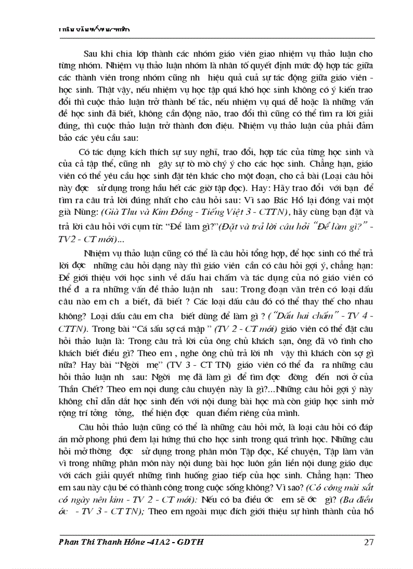 image for page Sử dụng phương pháp sư phạm tương tác trong dạy học tiếng việt ở tiểu học