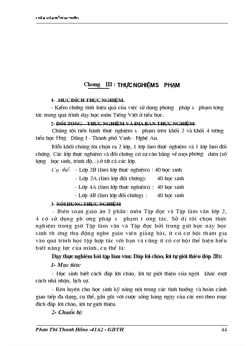 image for page Sử dụng phương pháp sư phạm tương tác trong dạy học tiếng việt ở tiểu học
