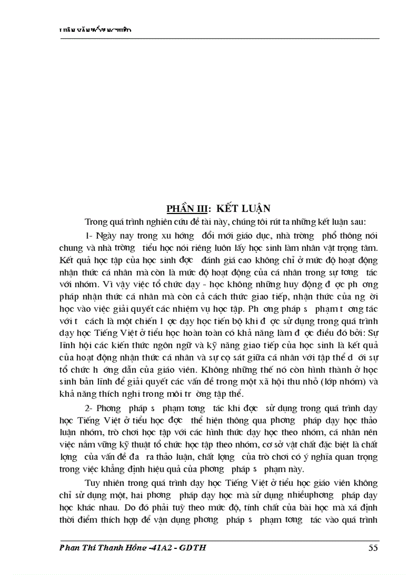 image for page Sử dụng phương pháp sư phạm tương tác trong dạy học tiếng việt ở tiểu học