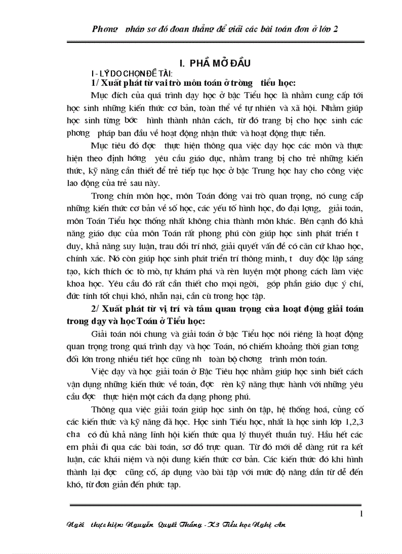 image for page Phương pháp sơ đồ đoạn thẳng để giải các bài toán đơn ở lớp 2