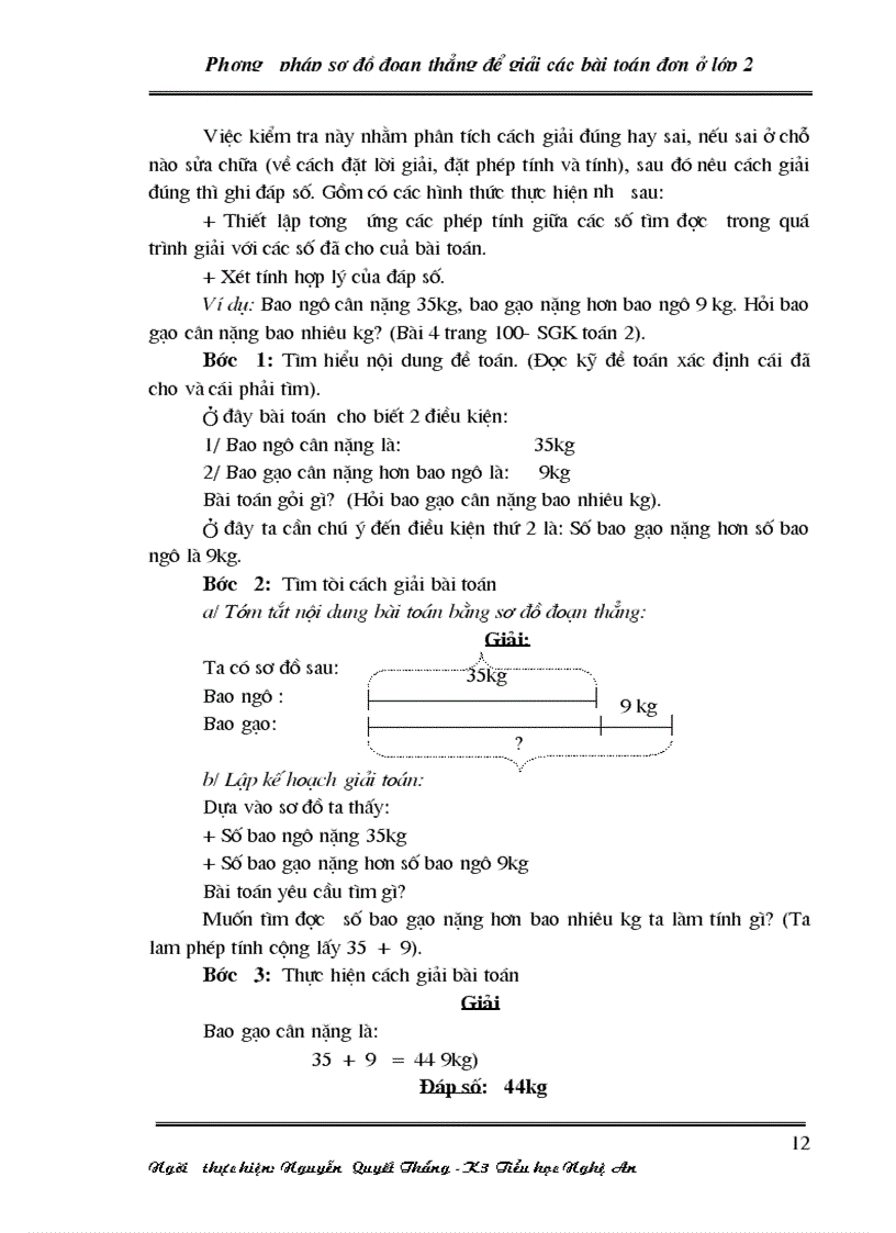 image for page Phương pháp sơ đồ đoạn thẳng để giải các bài toán đơn ở lớp 2