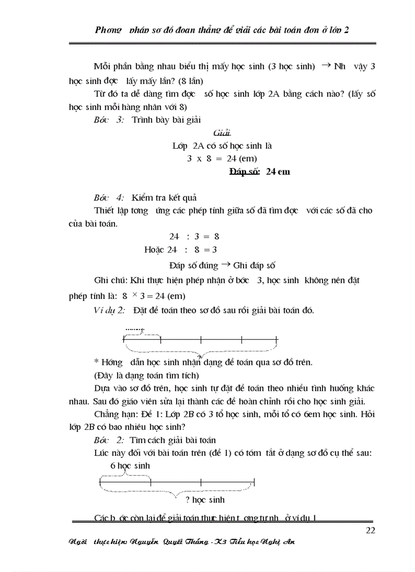image for page Phương pháp sơ đồ đoạn thẳng để giải các bài toán đơn ở lớp 2