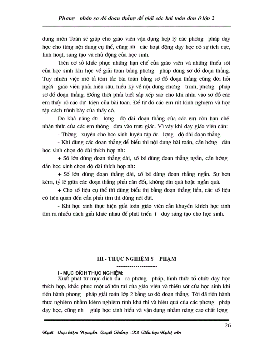 image for page Phương pháp sơ đồ đoạn thẳng để giải các bài toán đơn ở lớp 2