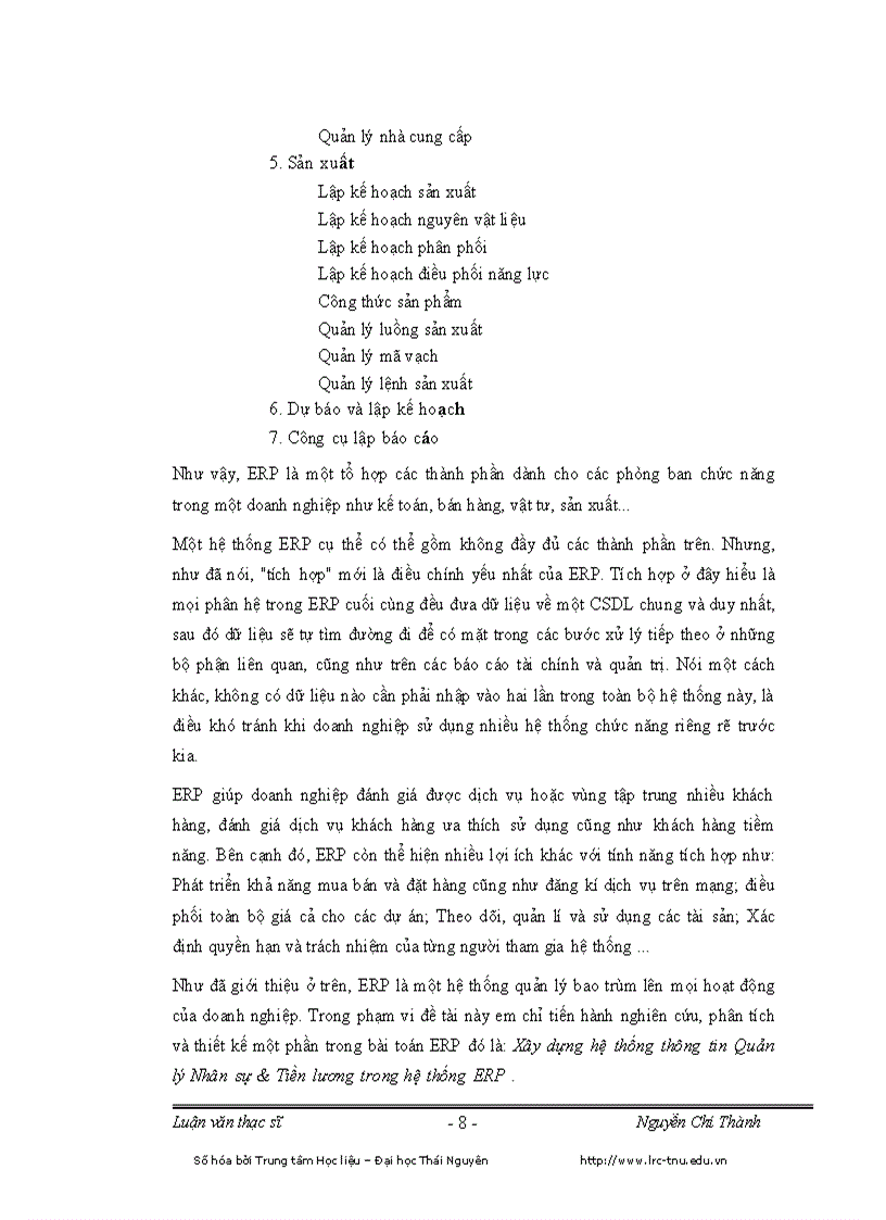 image for page Xây dựng hệ thống thông tin Quản lý Nhân sự và Tiền lương trong hệ thống ERP