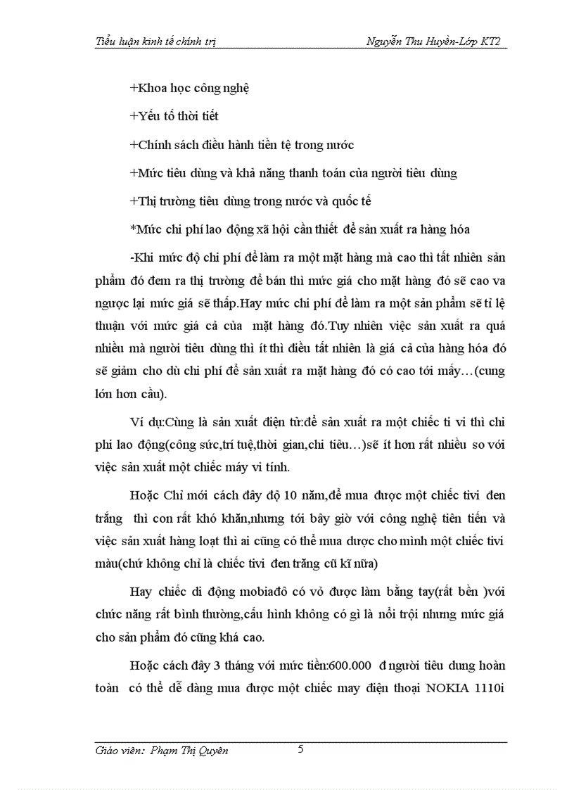 image for page Tiểu luận kinh tế chính trị Hàng Hóa