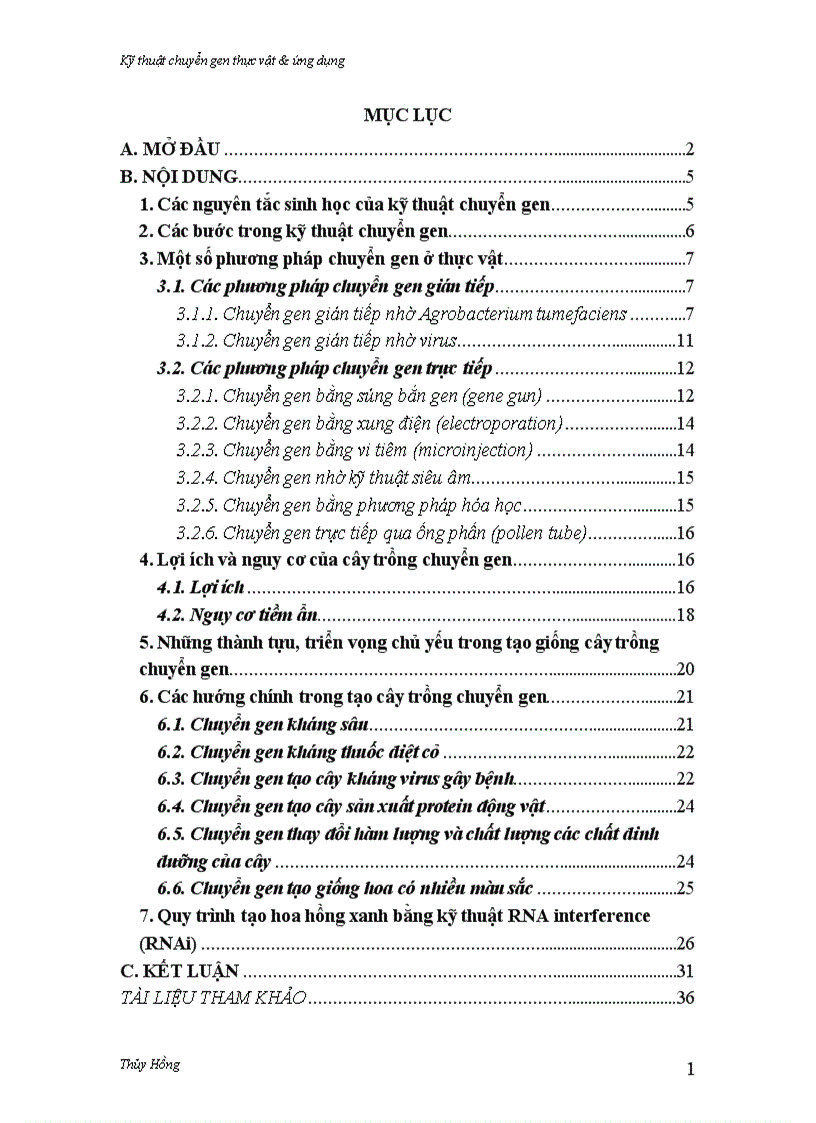 image for page Kỹ thuật chuyển gen thực vật ứng dụng