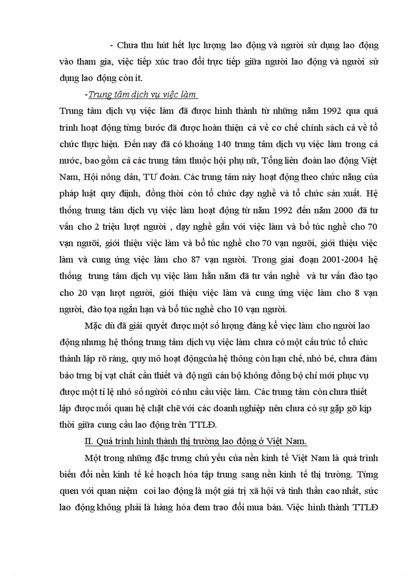 image for page LD008 Thị trường lao động và thị trường việc làm ở Việt Nam thực trạng và giải pháp