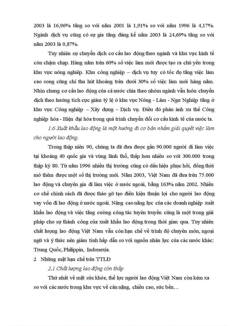 image for page LD008 Thị trường lao động và thị trường việc làm ở Việt Nam thực trạng và giải pháp