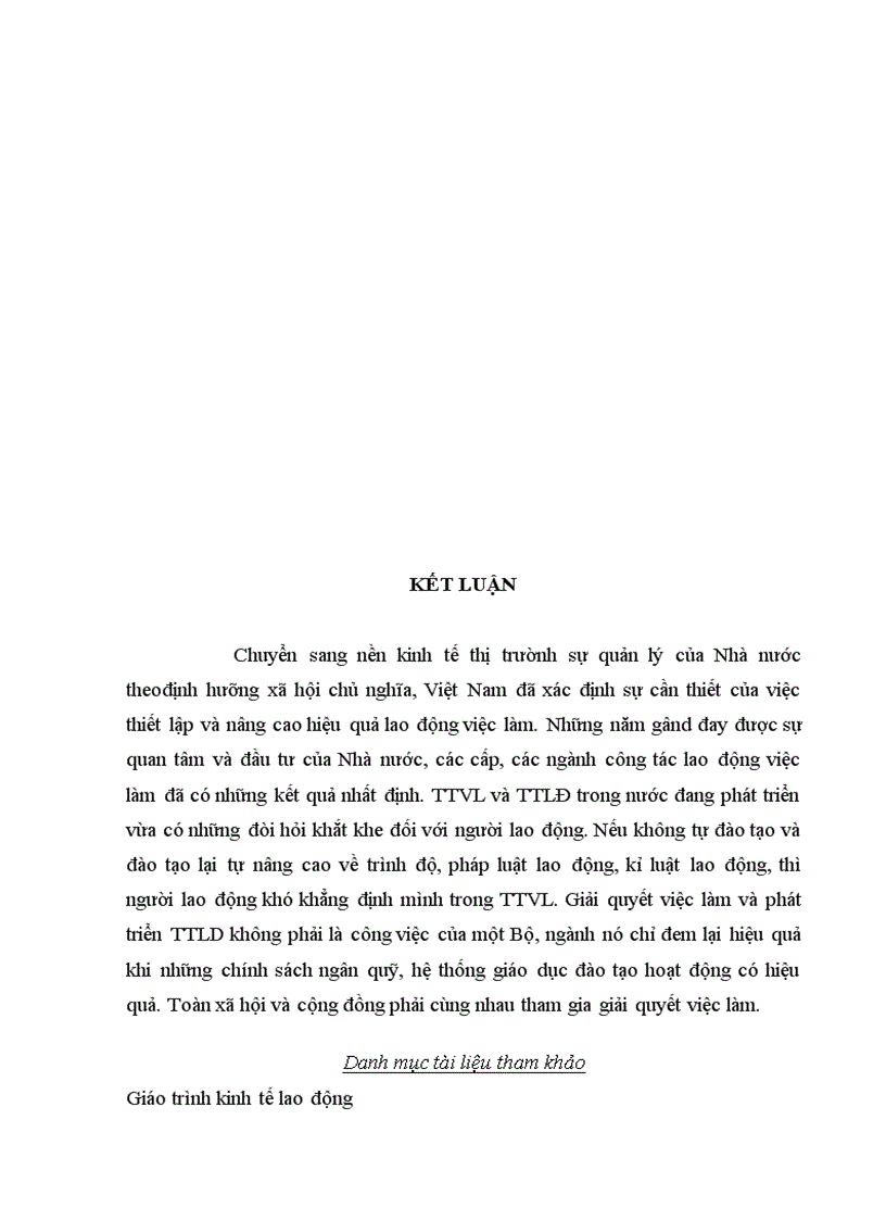 image for page LD008 Thị trường lao động và thị trường việc làm ở Việt Nam thực trạng và giải pháp