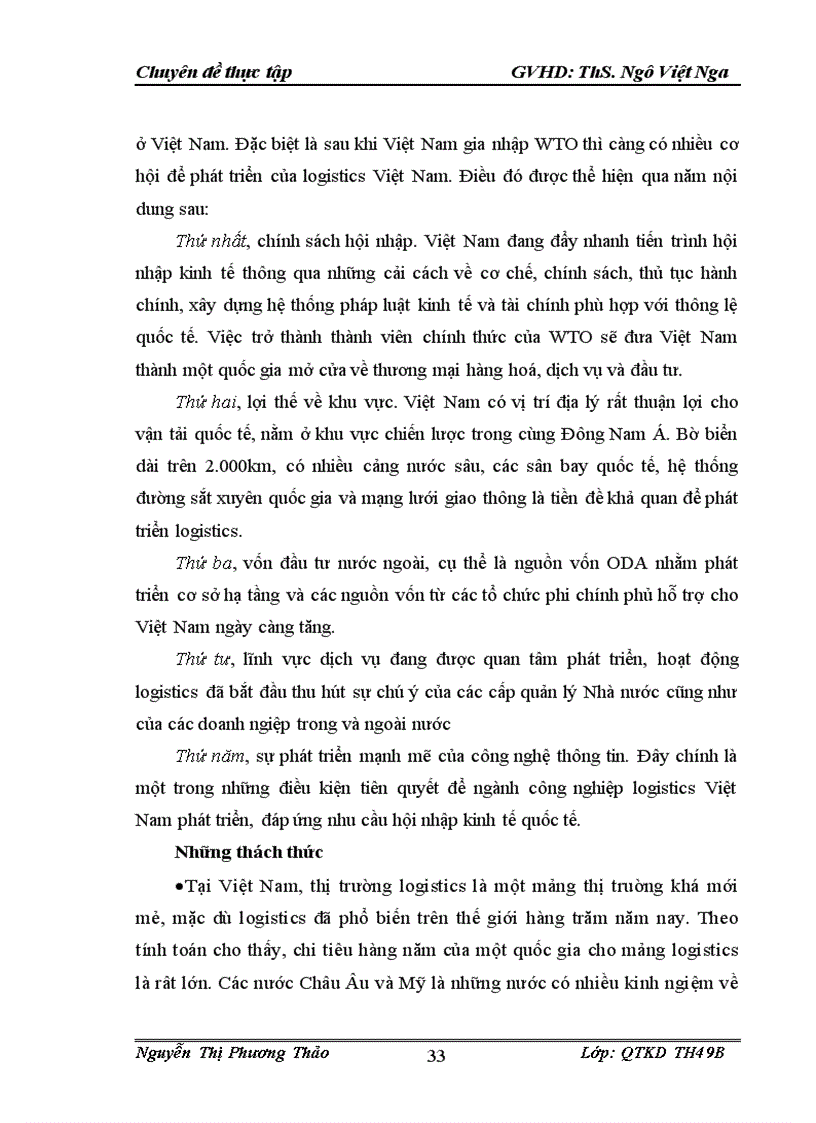 image for page Phát triển dịch vụ logistics của Công ty Cổ phần VINALINES LOGISTICS VIỆT NAM trong điều kiện hội nhập