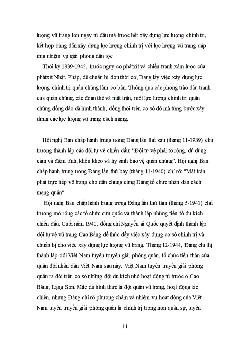 image for page Đảng lãnh đạo quá trình chuẩn bị lực lượng đi từ khởi nghĩa từng phần tiến lên tổng khởi nghĩa