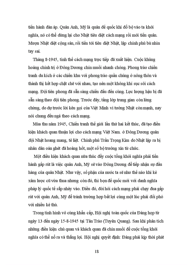 image for page Đảng lãnh đạo quá trình chuẩn bị lực lượng đi từ khởi nghĩa từng phần tiến lên tổng khởi nghĩa