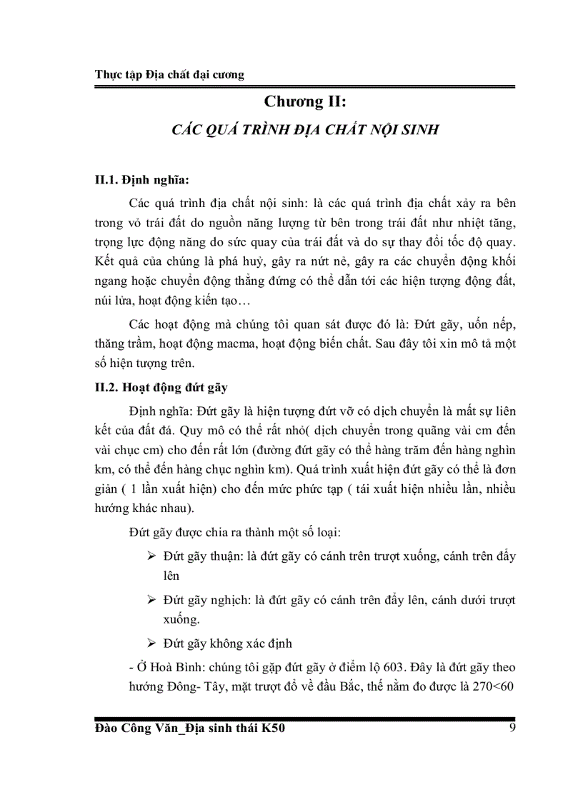 image for page Báo cáo thực tập địa chất đại cương