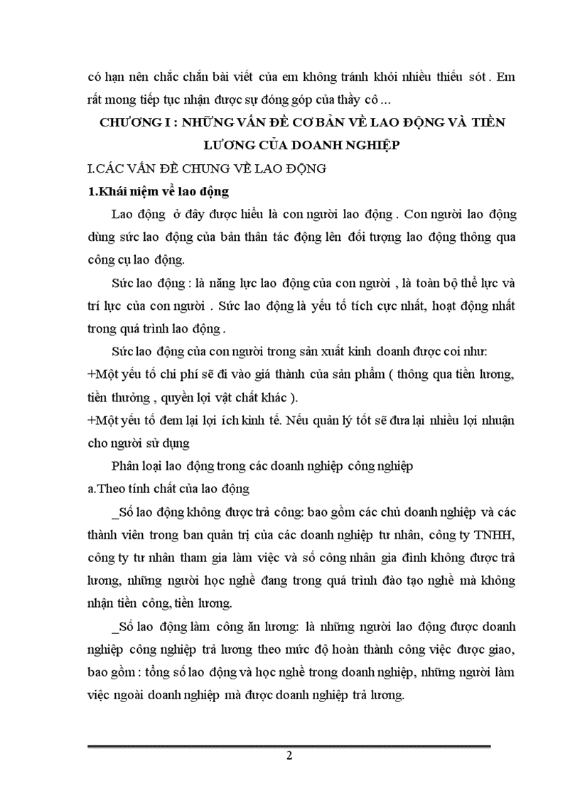 image for page Vận dụng một số phương pháp thống kê phân tích tình hình lao động và tiền lương ở Nhà máy thuốc lá Thăng Long thời kỳ 1995 2004