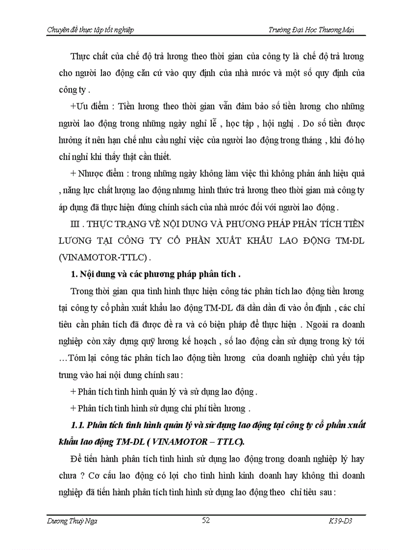 image for page Hoàn thiện nội dung và phương pháp phân tích lao động tiền lương tại công ty Cổ phần xuất khẩu lao động thương mại và du lịch VINAMOTOR TTLC