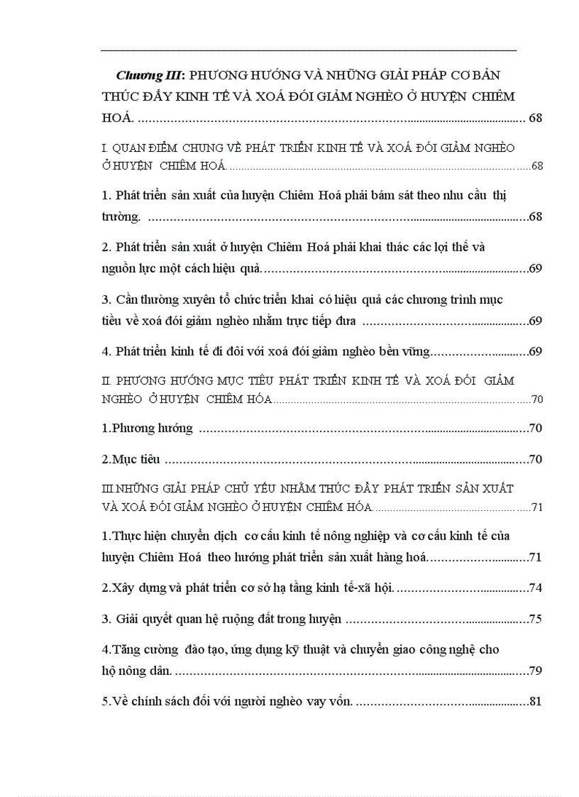 image for page Những giải pháp chủ yếu nhằm phát triển kinh tế và xoá đói giảm nghèo ở huyện Chiêm Hoá tỉnh Tuyên Quang