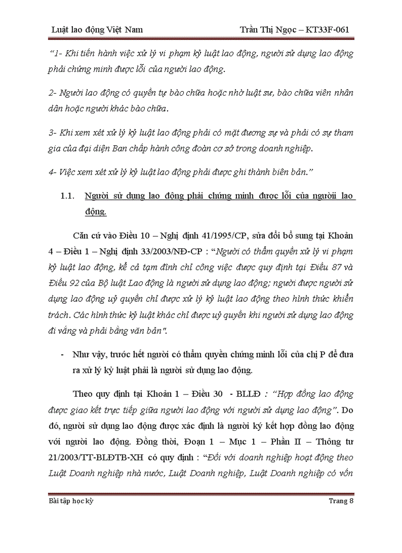 image for page Phân tích điều kiện có hiệu lực của hợp đồng lao động và Bài tập tình huống Đề số 17