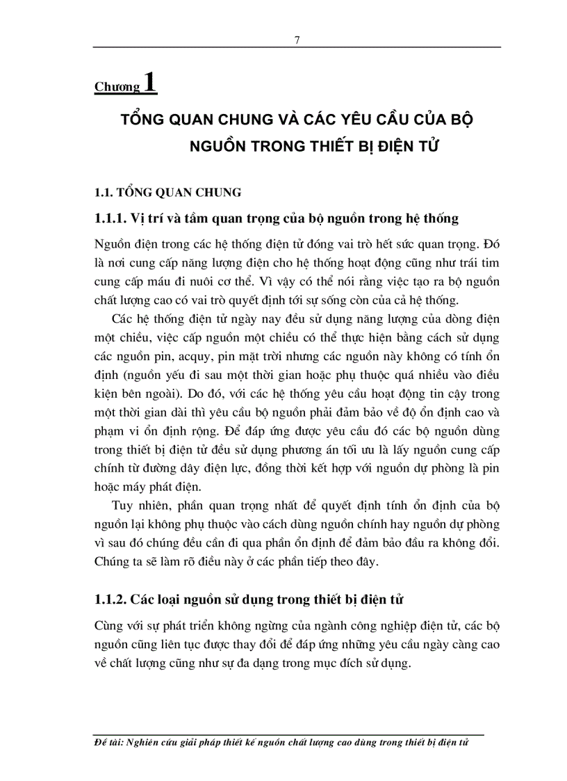 image for page Nghiên cứu giải pháp thiết kế bộ nguồn chất lượng cao dùng trong thiết bị điện tử