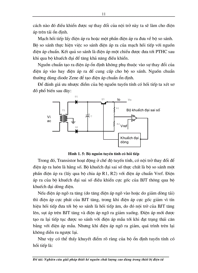 image for page Nghiên cứu giải pháp thiết kế bộ nguồn chất lượng cao dùng trong thiết bị điện tử