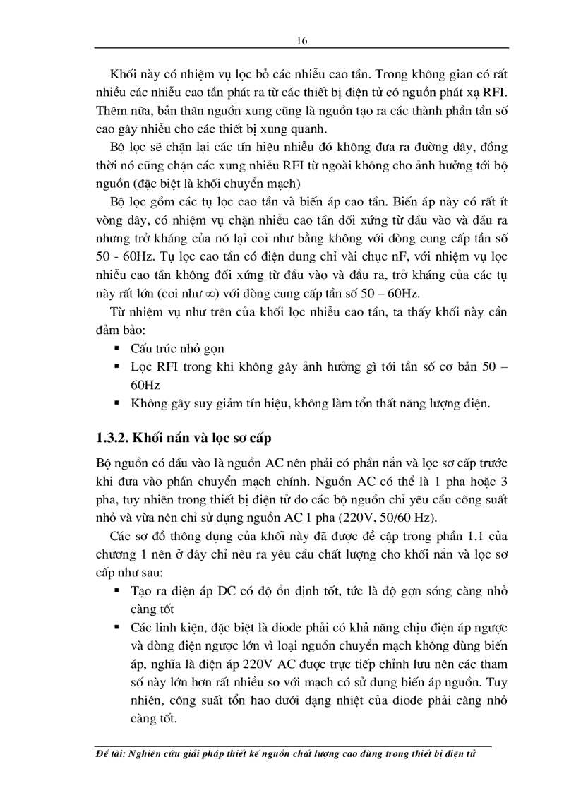 image for page Nghiên cứu giải pháp thiết kế bộ nguồn chất lượng cao dùng trong thiết bị điện tử