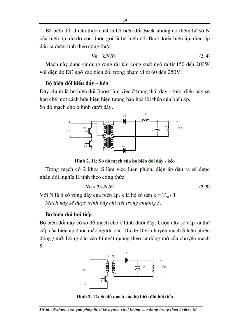 image for page Nghiên cứu giải pháp thiết kế bộ nguồn chất lượng cao dùng trong thiết bị điện tử