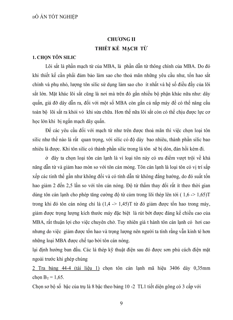 image for page Đồ án tốt nghiệp thiết kế máy biến áp điện lực ba pha ngâm dầu