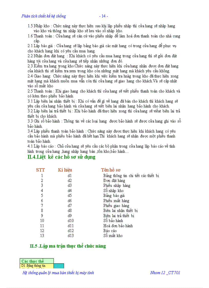 image for page Phân tích thiết kế hệ thống Hoạt động mua bán thiết bị máy tính