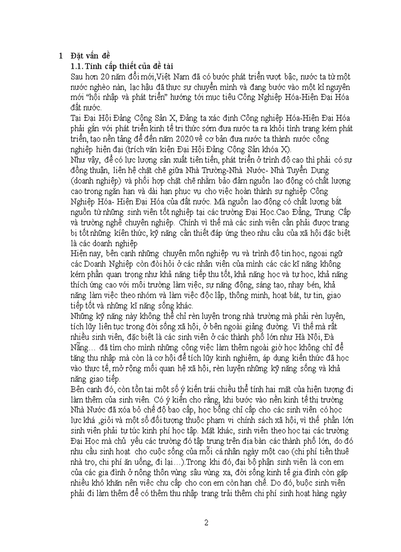 image for page Điều tra khảo sát thực trạng làm thêm của sinh viên đại học Tây Nguyên