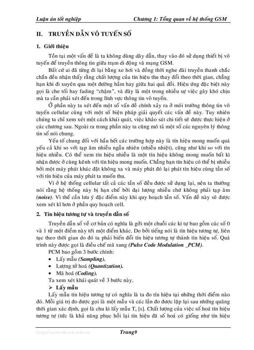 image for page Khảo sát hệ thống GSM