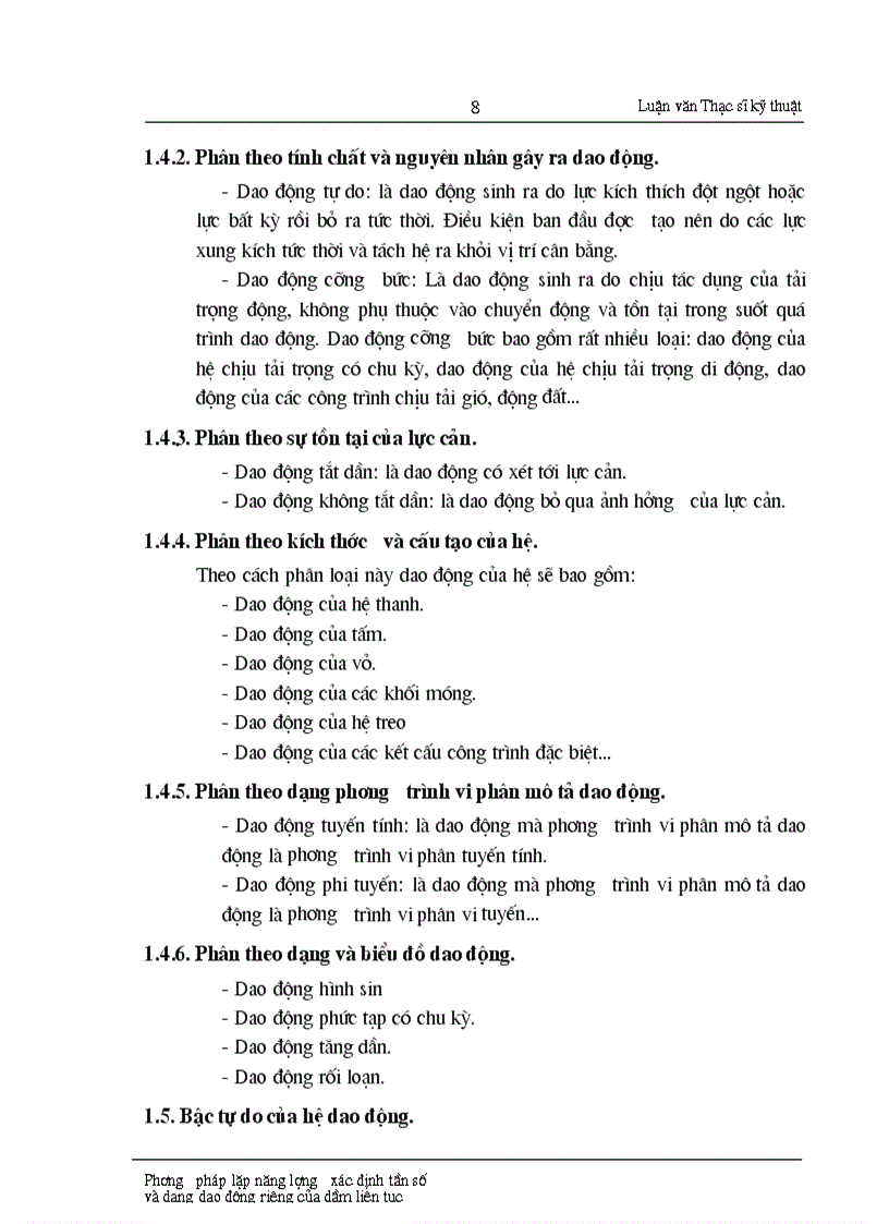 image for page Phương pháp lập năng lượng xác định tần số và dạng dao động riêng của dầm liên tục