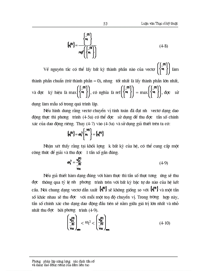 image for page Phương pháp lập năng lượng xác định tần số và dạng dao động riêng của dầm liên tục