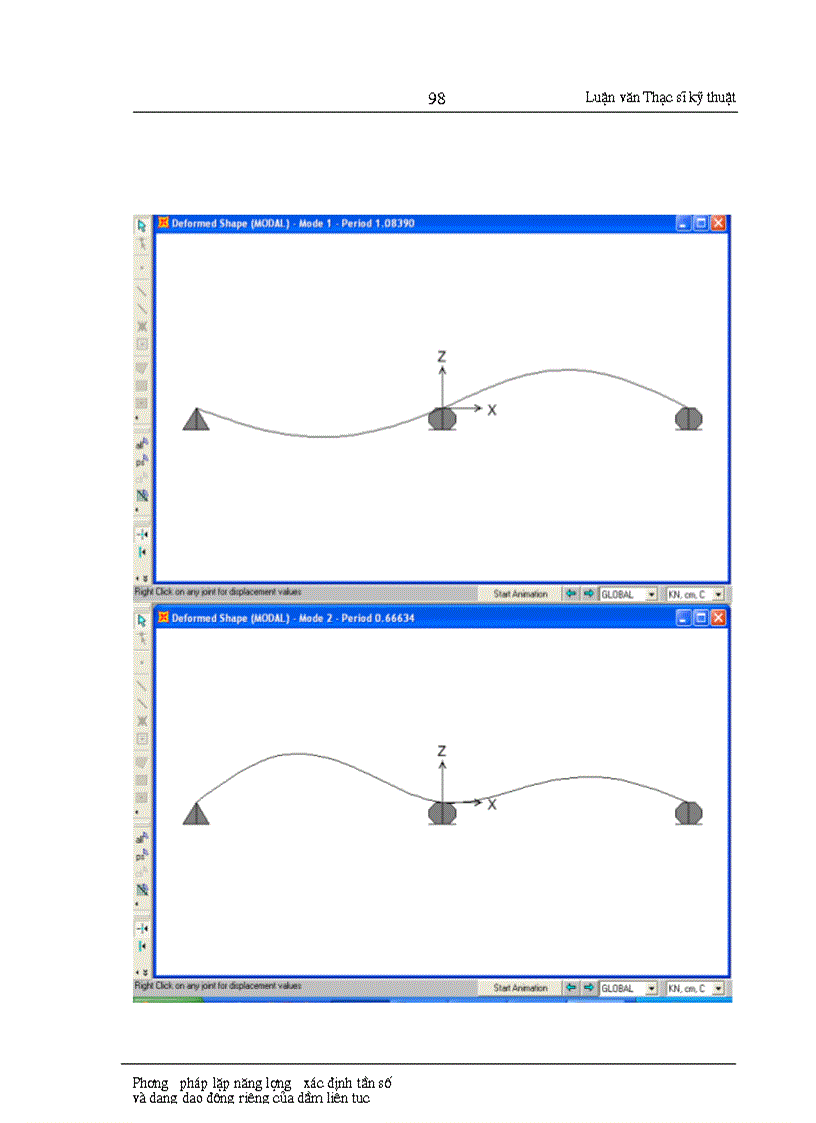image for page Phương pháp lập năng lượng xác định tần số và dạng dao động riêng của dầm liên tục