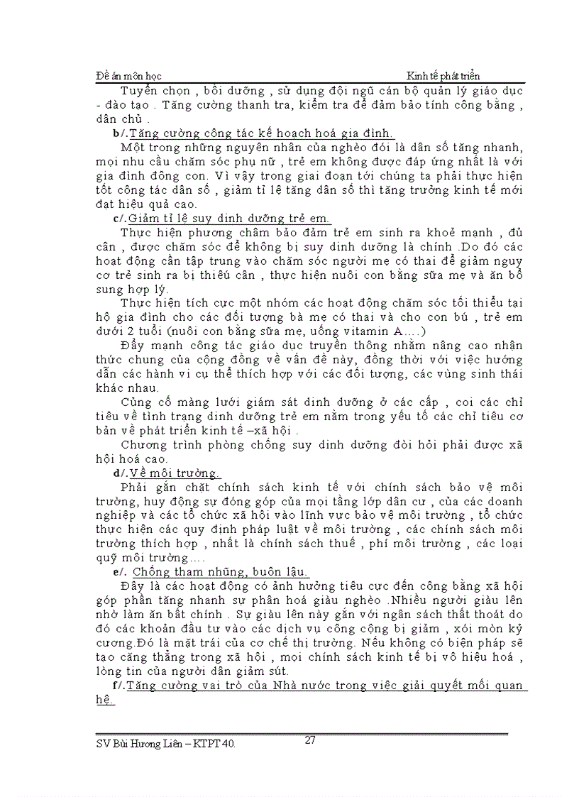 image for page Mối quan hệ giữa tăng trưởng kinh tế với việc nâng cao đời sống vật chất và PLXH cho nhân dân trong quá trình phát triển kinh tế Việt Nam