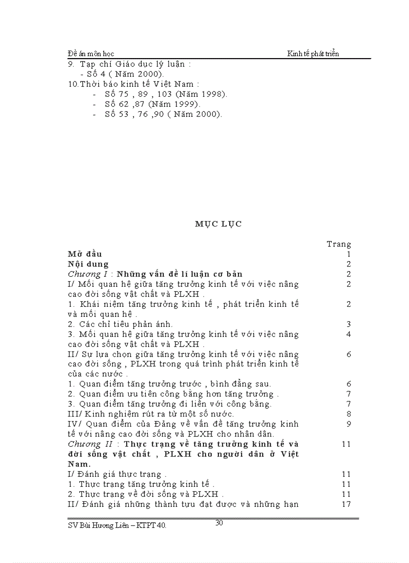image for page Mối quan hệ giữa tăng trưởng kinh tế với việc nâng cao đời sống vật chất và PLXH cho nhân dân trong quá trình phát triển kinh tế Việt Nam