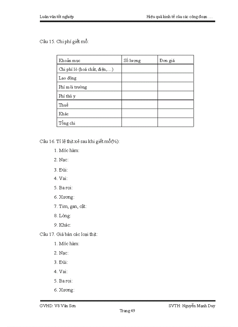image for page Hiệu quả kinh tế của các công đoạn chăn nuôi giết mổ và phân phối sản phẩm thịt heo tại tỉnh Đồng Tháp