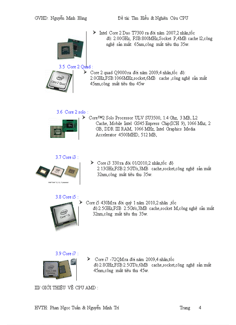 Tìm Hiểu Nghiên Cứu CPU