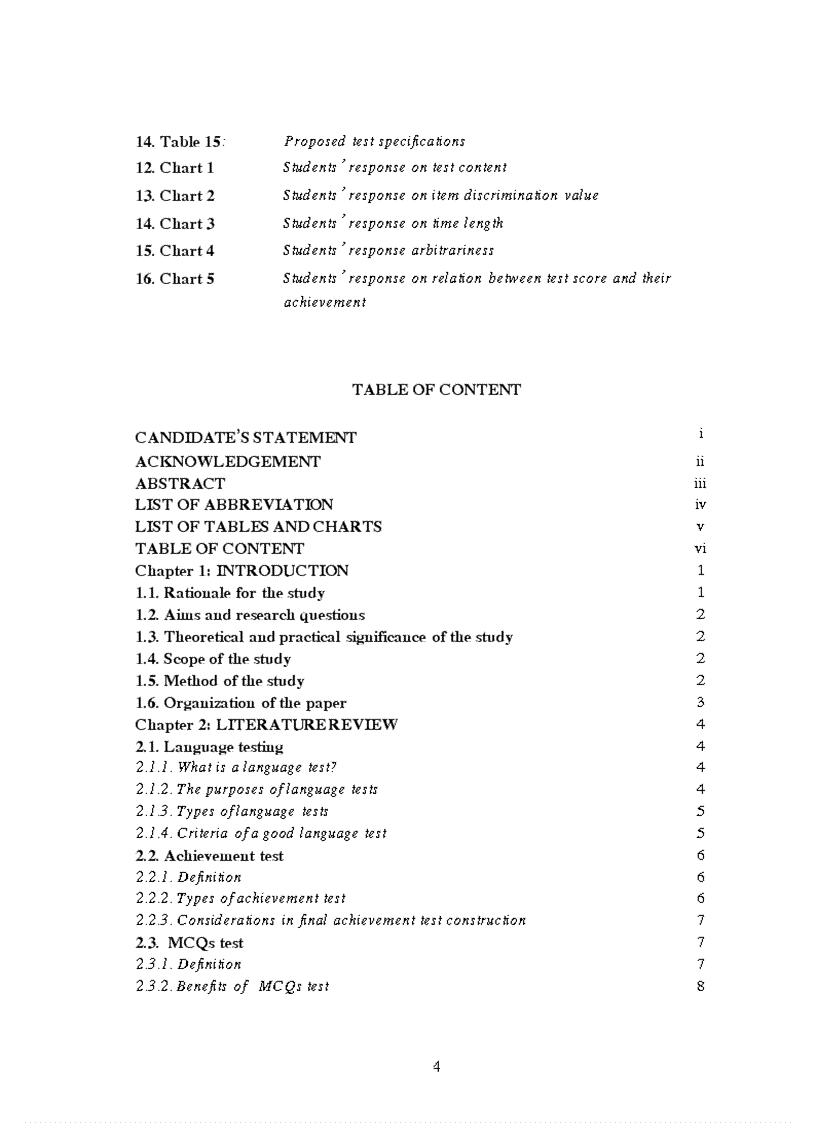 image for page Astudy on the reliability of the final achievement computer based mcqs test 1 for the 4th semester non english majors at hanoi university of business and technology
