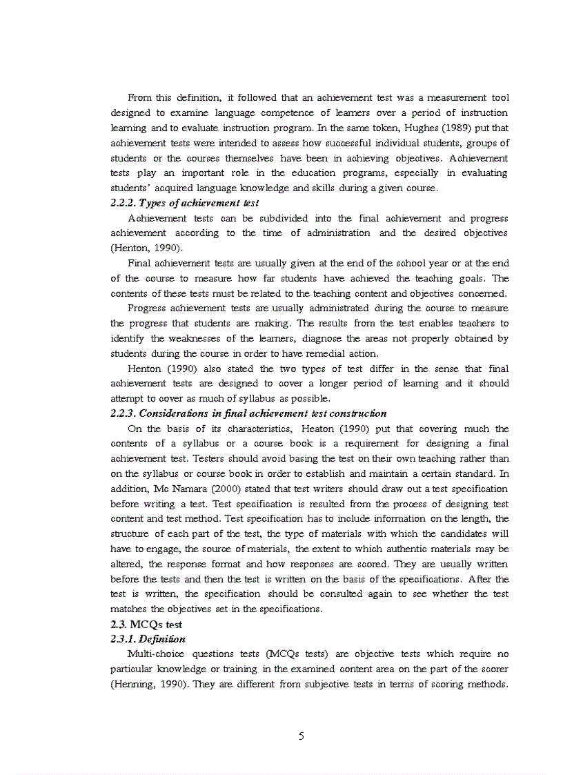 image for page Astudy on the reliability of the final achievement computer based mcqs test 1 for the 4th semester non english majors at hanoi university of business and technology