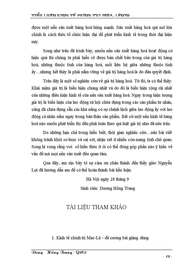 image for page Hàng hoá có giá trị vì nó có giá trị sử dụng Giá trị sử dụng càng lớn thì giá trị của hàng hoá càng cao