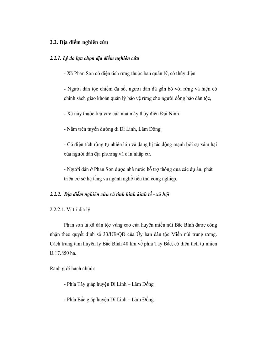 image for page Tìm hiểu thực trạng quản lý bảo vệ rừng cho người DT ở phan sơn bác bình bình thuận