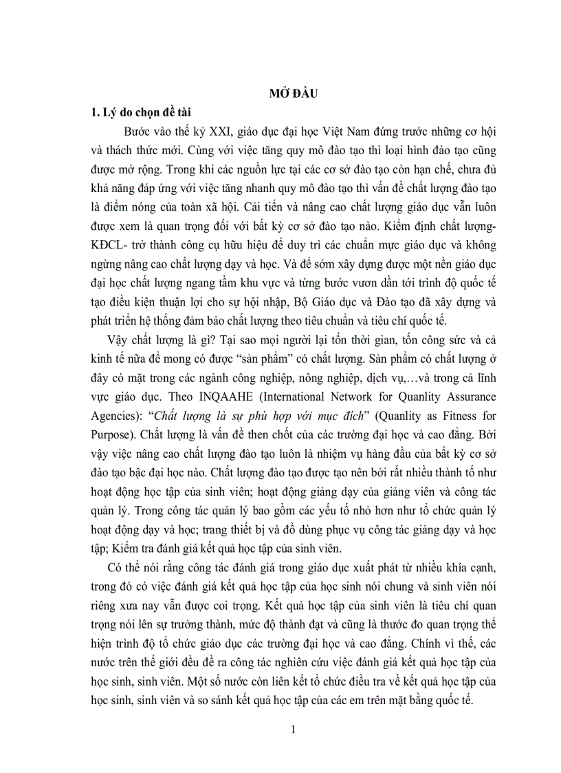 image for page Nghiên cứu thực trạng việc đánh giá kết quả học tập của sinh viên trường CĐSP trung ương